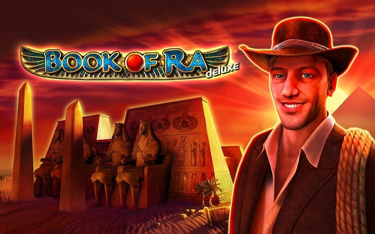 Book of Ra Demo-Poster mit Slot-Grafik